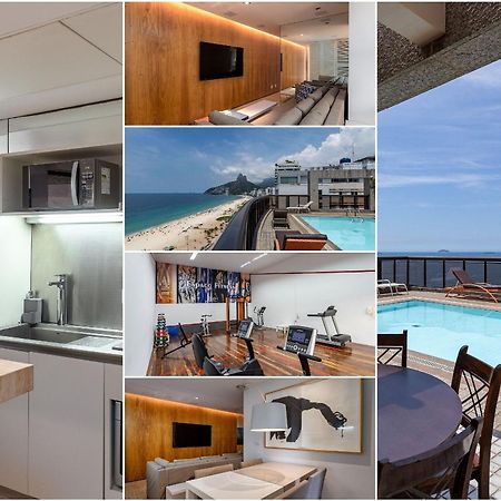 Vista Lateral, Edificio Frente A Praia 里约热内卢 外观 照片