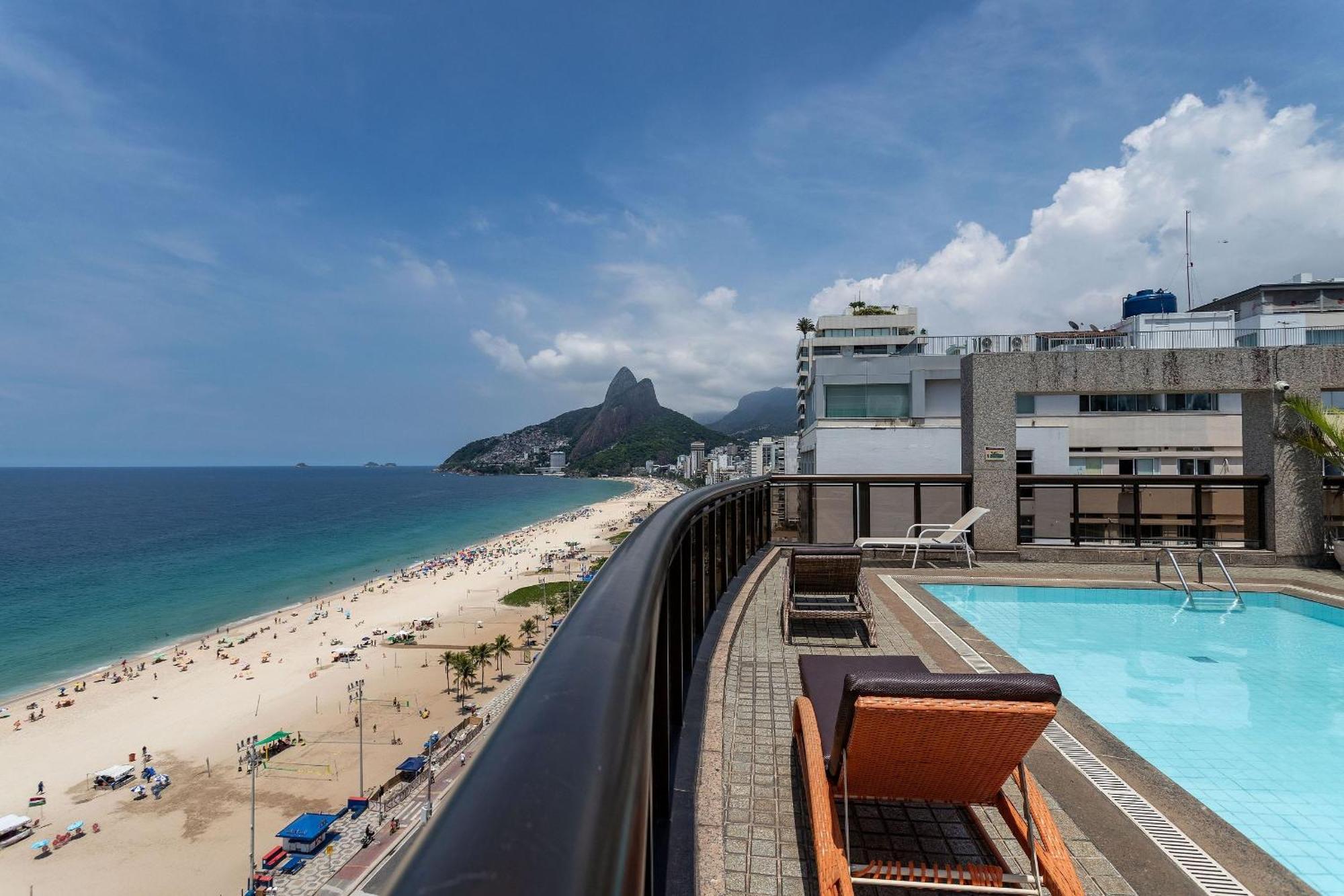 Vista Lateral, Edificio Frente A Praia 里约热内卢 外观 照片