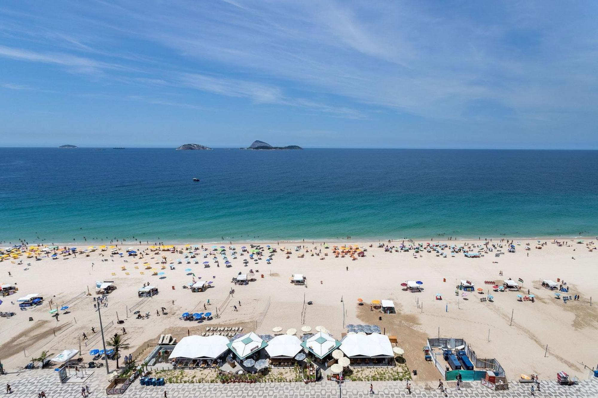Vista Lateral, Edificio Frente A Praia 里约热内卢 外观 照片