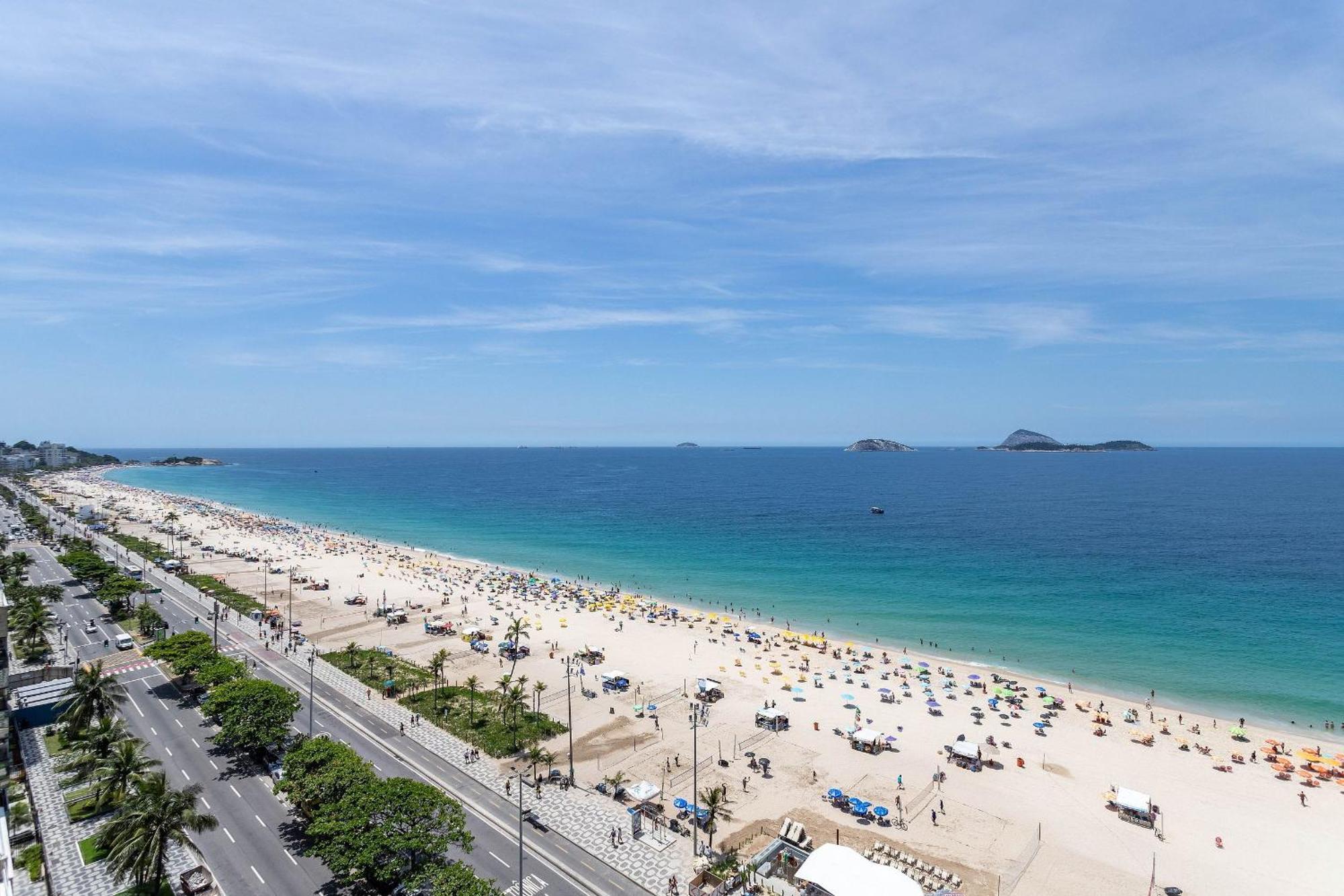 Vista Lateral, Edificio Frente A Praia 里约热内卢 外观 照片