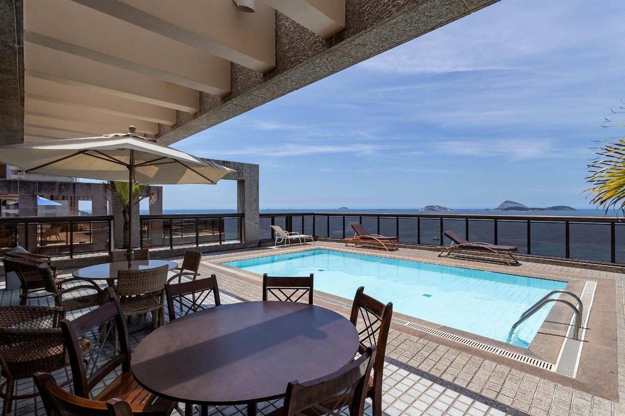 Vista Lateral, Edificio Frente A Praia 里约热内卢 外观 照片
