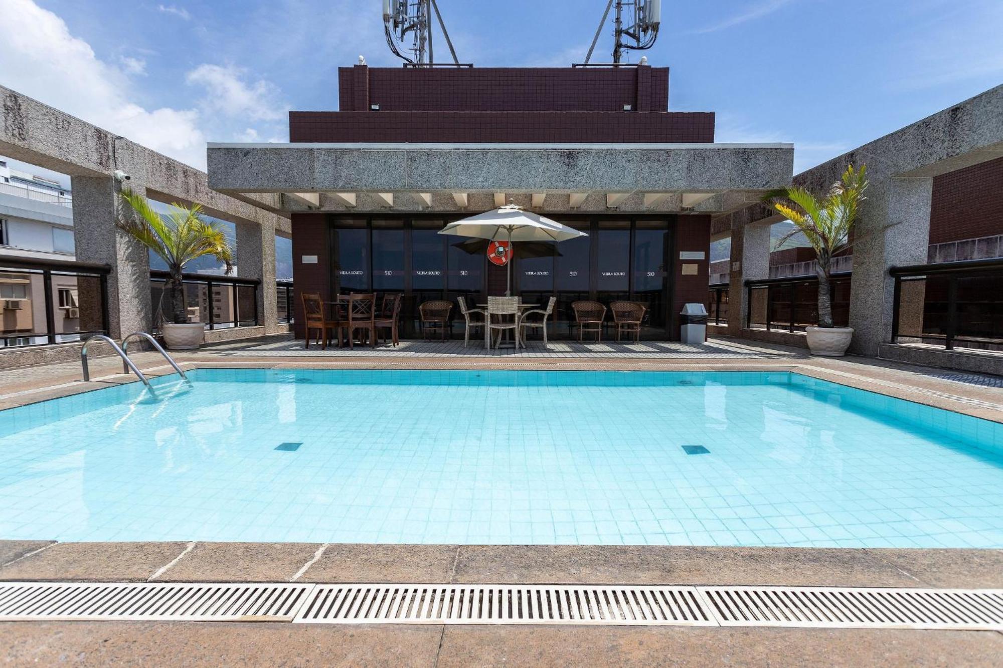 Vista Lateral, Edificio Frente A Praia 里约热内卢 外观 照片