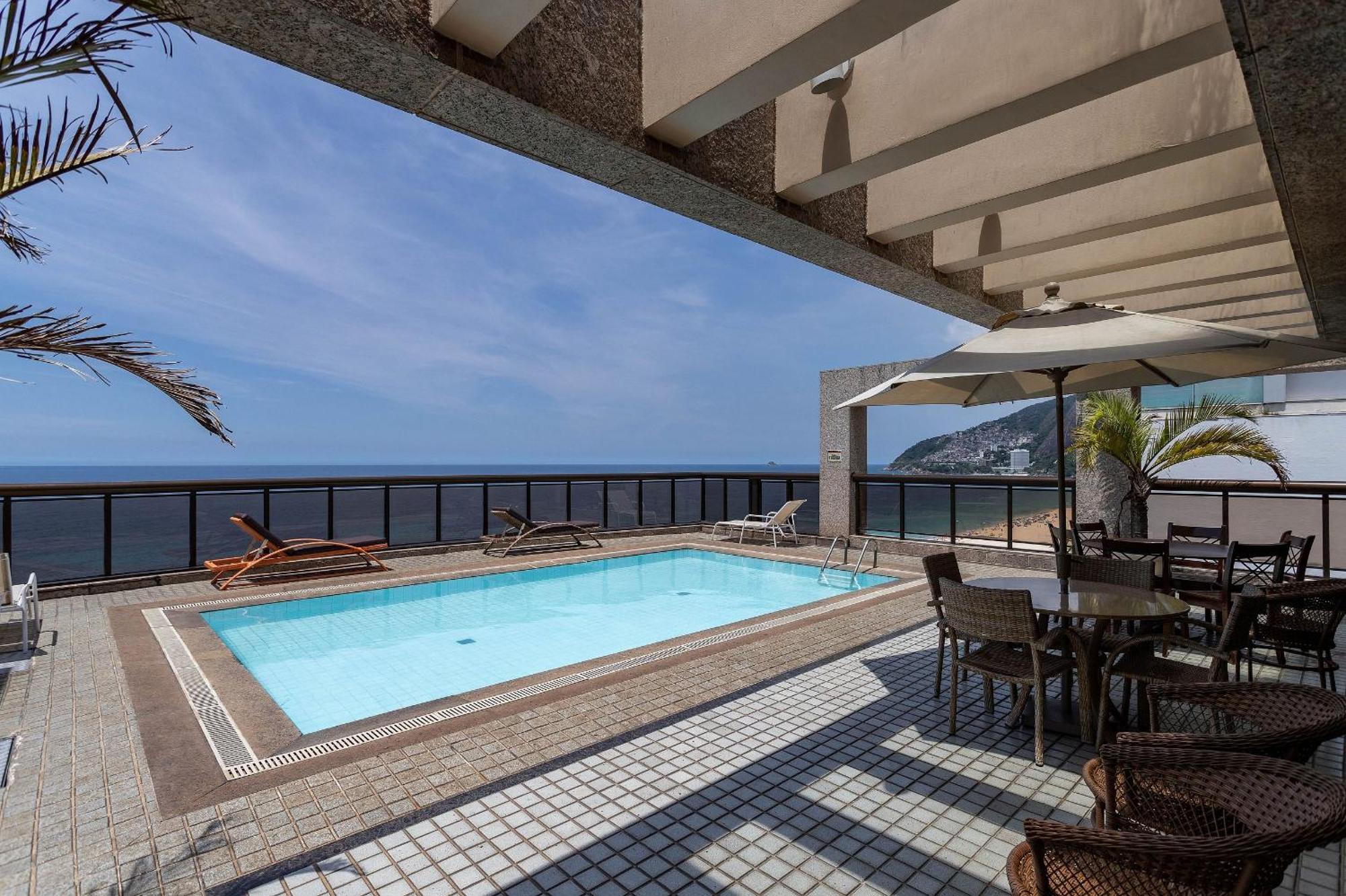 Vista Lateral, Edificio Frente A Praia 里约热内卢 外观 照片